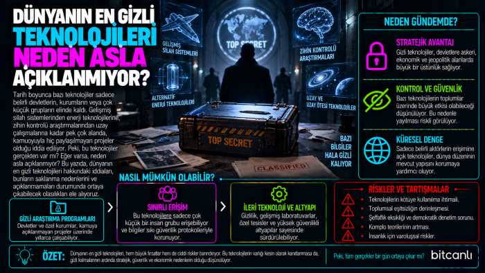 Dünyanın En Gizli Teknolojileri Neden Asla Açıklanmıyor?